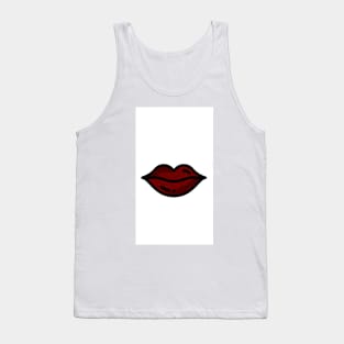 Lips emoji Tank Top